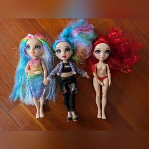 3 Rainbow high Dolls